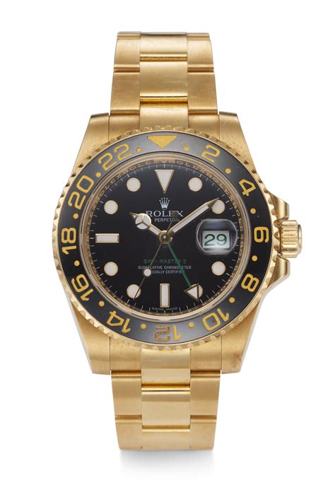 Rolex yellow gold color chart